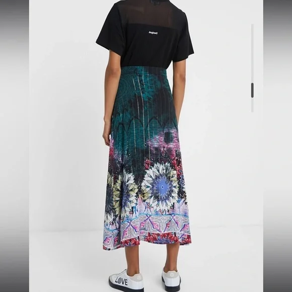 Desigual Lurex Midi Skirt - Picture 11 of 12